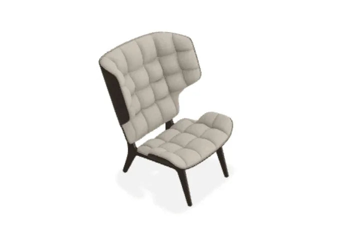 Scaun Lounge Mammoth cu tapiterie din tesatura Fiord - Norr11 - PARIS14A.RO