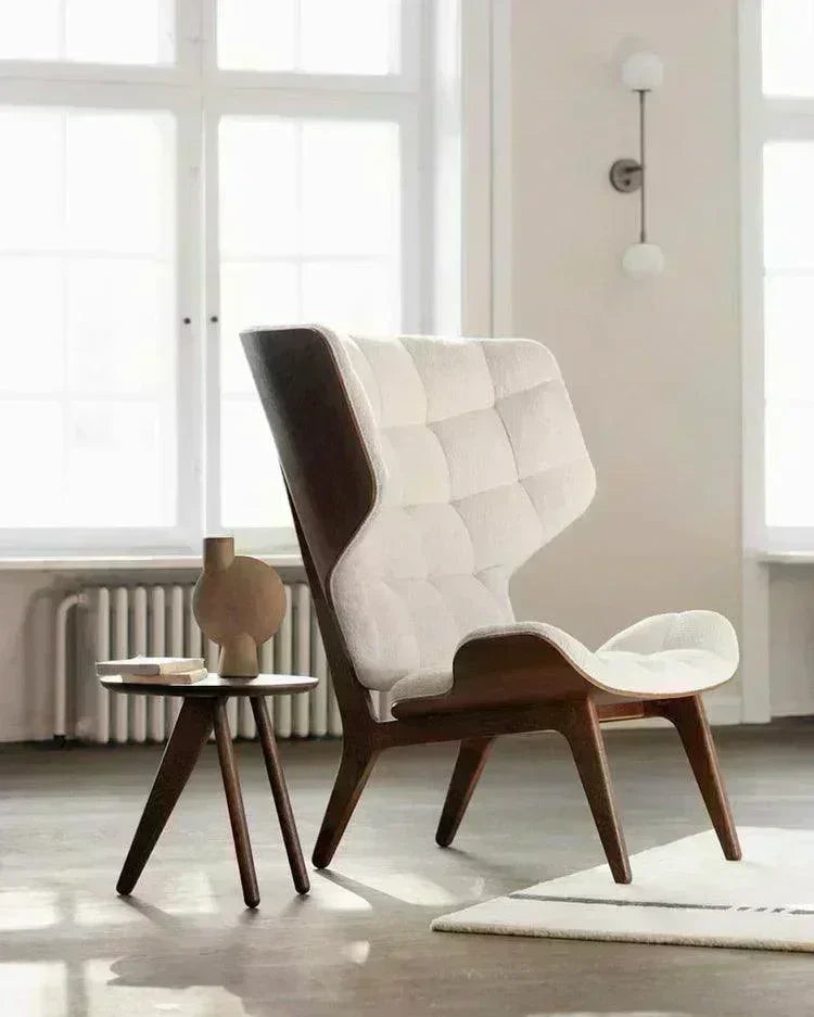 Scaun Lounge Mammoth cu tapiterie din tesatura Ismay - Norr11 - PARIS14A.RO