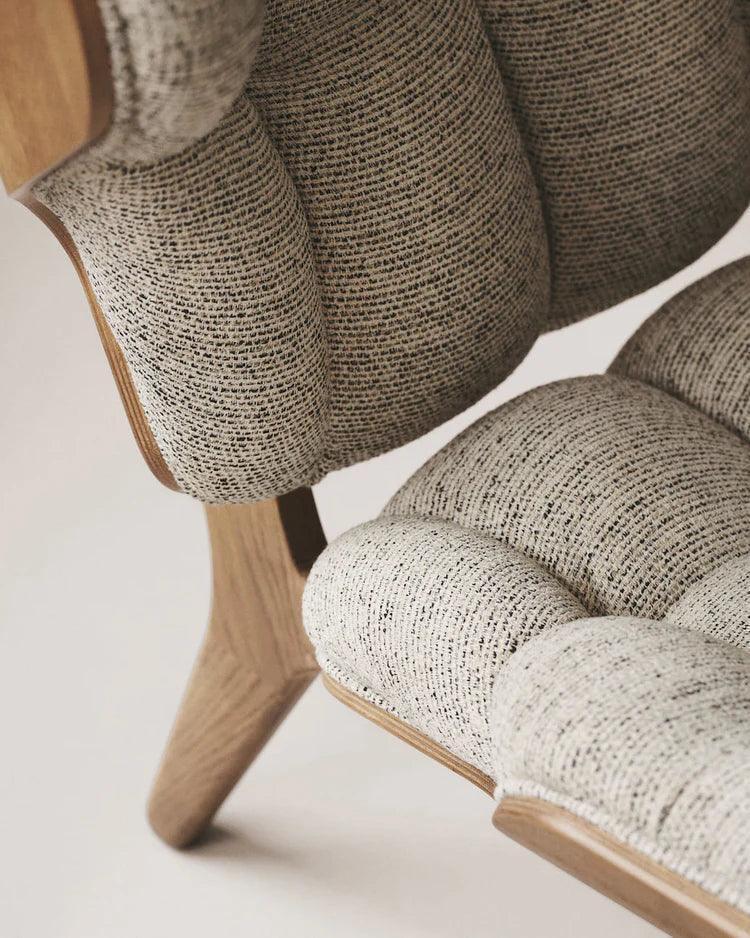 Scaun Lounge Mammoth cu tapiterie din tesatura Ismay - Norr11 - PARIS14A.RO