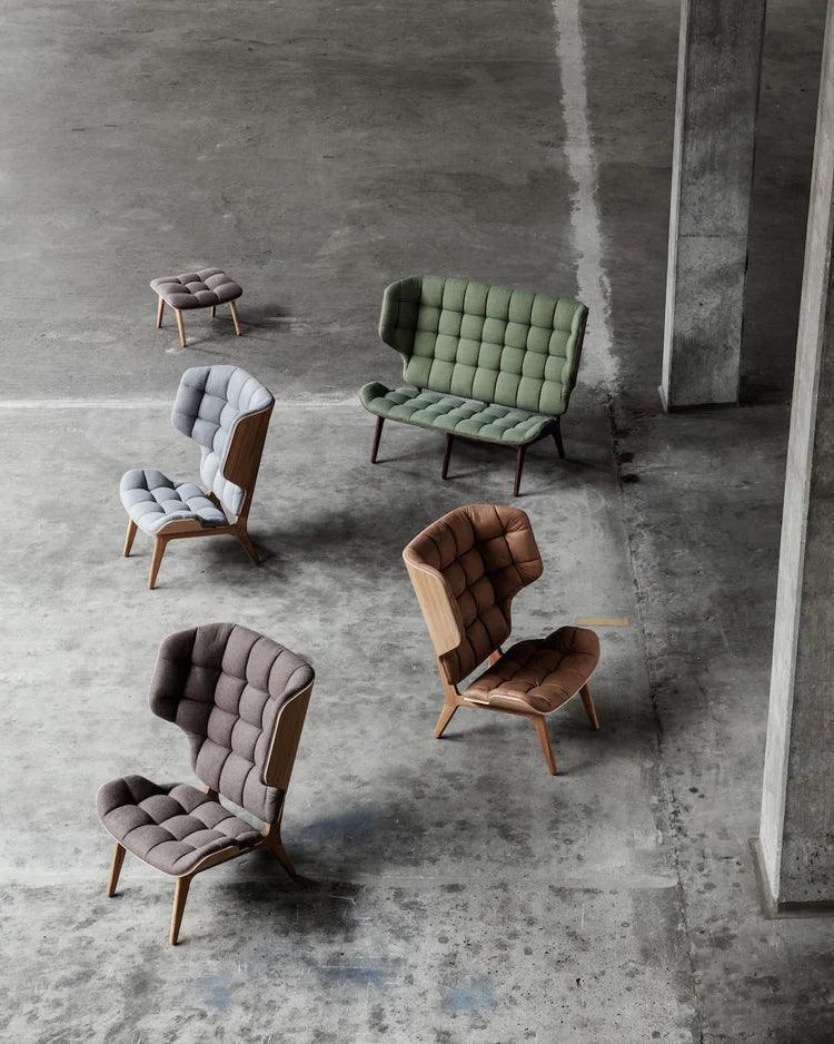 Scaun Lounge Mammoth cu tapiterie din tesatura Ismay - Norr11 - PARIS14A.RO