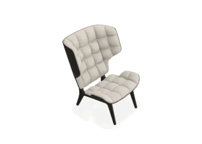 Scaun Lounge Mammoth cu tapiterie din tesatura Keiga - Norr11 - PARIS14A.RO