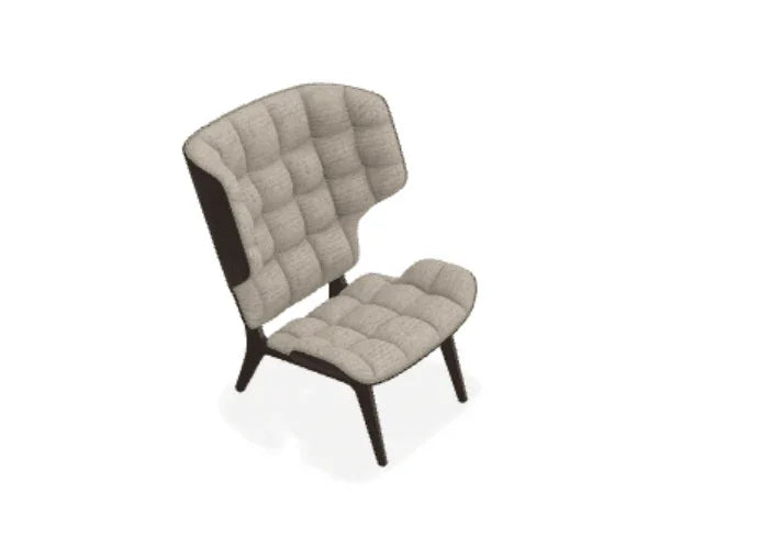 Scaun Lounge Mammoth cu tapiterie din tesatura Savanna - Norr11 - PARIS14A.RO