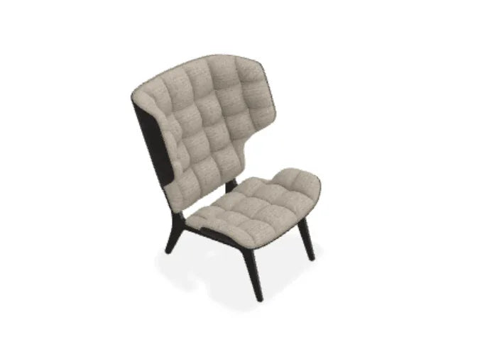 Scaun Lounge Mammoth cu tapiterie din tesatura Savanna - Norr11 - PARIS14A.RO