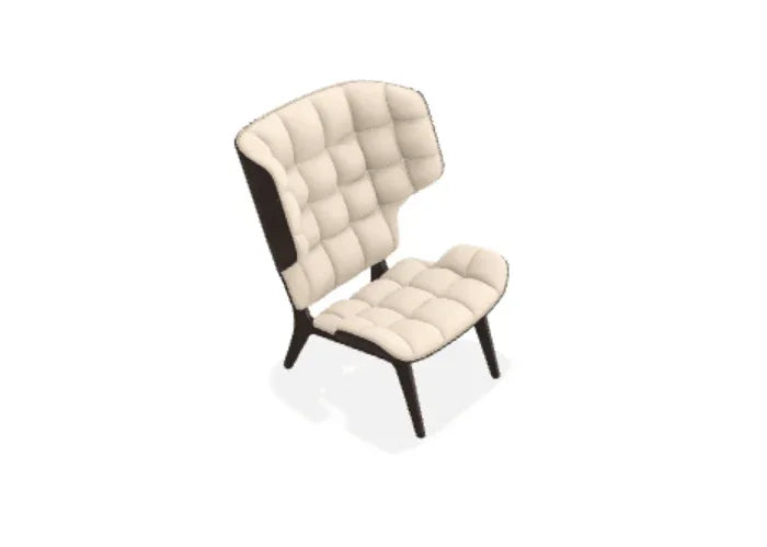 Scaun Lounge Mammoth cu tapiterie din tesatura Steelcut Trio - Norr11 - PARIS14A.RO