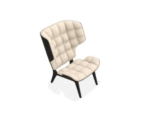 Scaun Lounge Mammoth cu tapiterie din tesatura Steelcut Trio - Norr11 - PARIS14A.RO