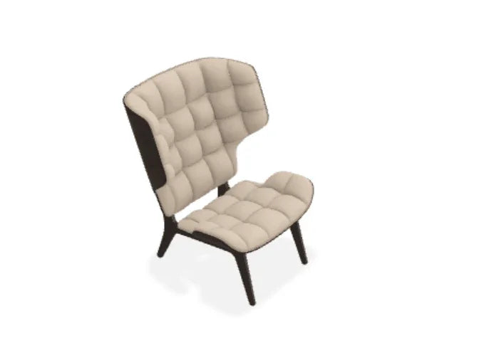 Scaun Lounge Mammoth cu tapiterie din tesatura Zero - Norr11 - PARIS14A.RO