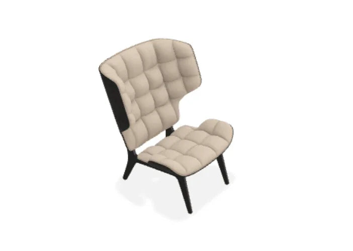 Scaun Lounge Mammoth cu tapiterie din tesatura Zero - Norr11 - PARIS14A.RO