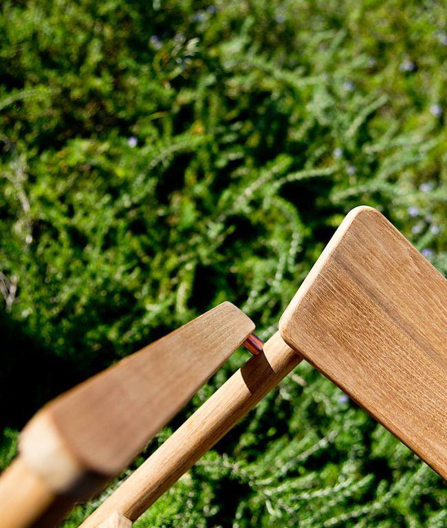 Scaun mic Pevero din lemn de tec - Unopiù - PARIS14A.RO