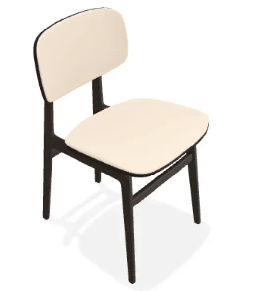 Scaun NY11 din stejar cu sezut si spatar din tesatura Steelcut Trio - Norr11 - PARIS14A.RO