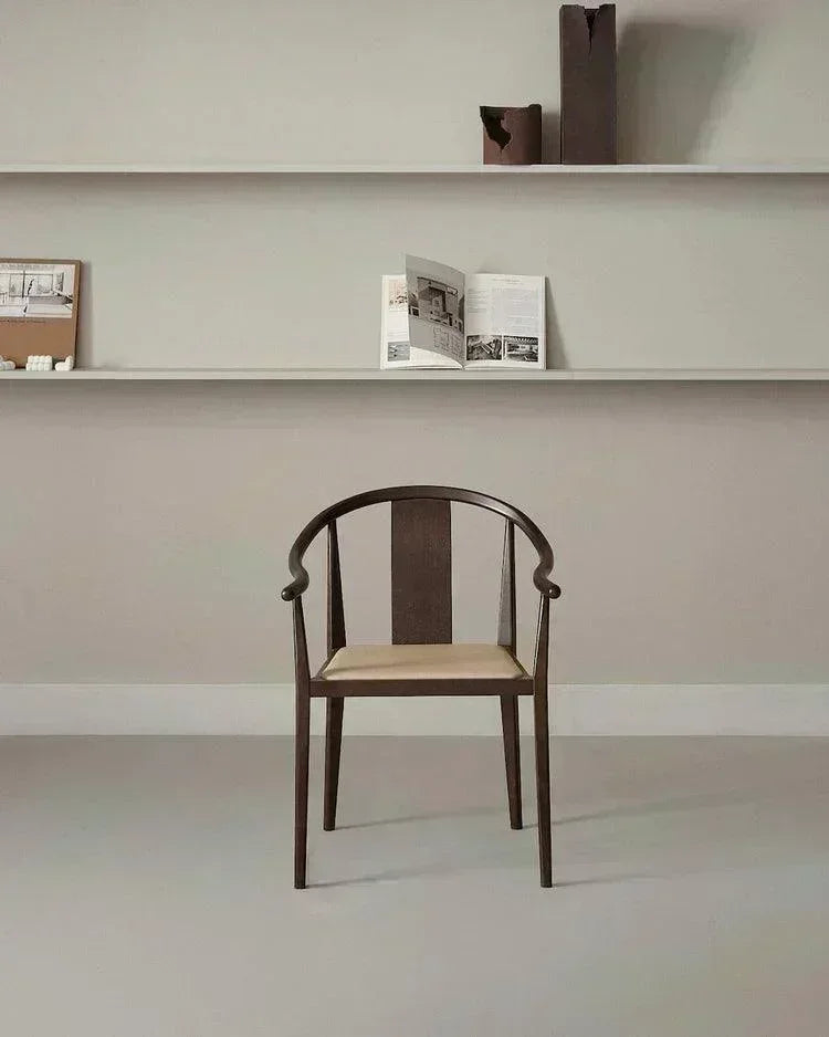 Scaun Shanghai din frasin cu sezut din tesatura Ismay - Norr11 - PARIS14A.RO