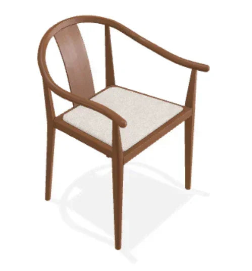 Scaun Shanghai din frasin cu sezut din tesatura Keiga - Norr11 - PARIS14A.RO