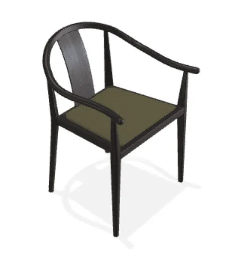 Scaun Shanghai din frasin cu sezut din tesatura Moss - Norr11 - PARIS14A.RO