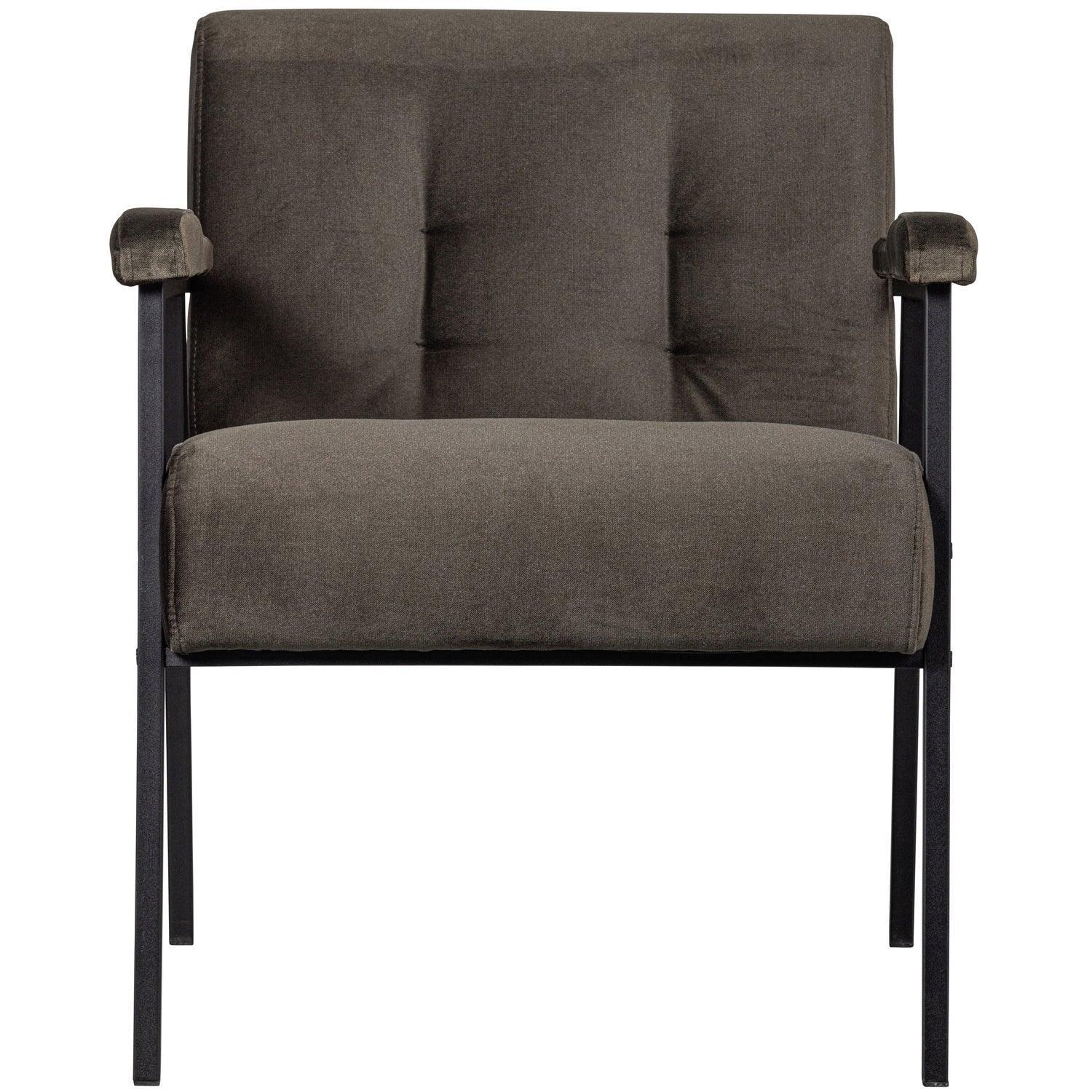 SCOTT ARMCHAIR VELVET WARM GREEN - PARIS14A.RO