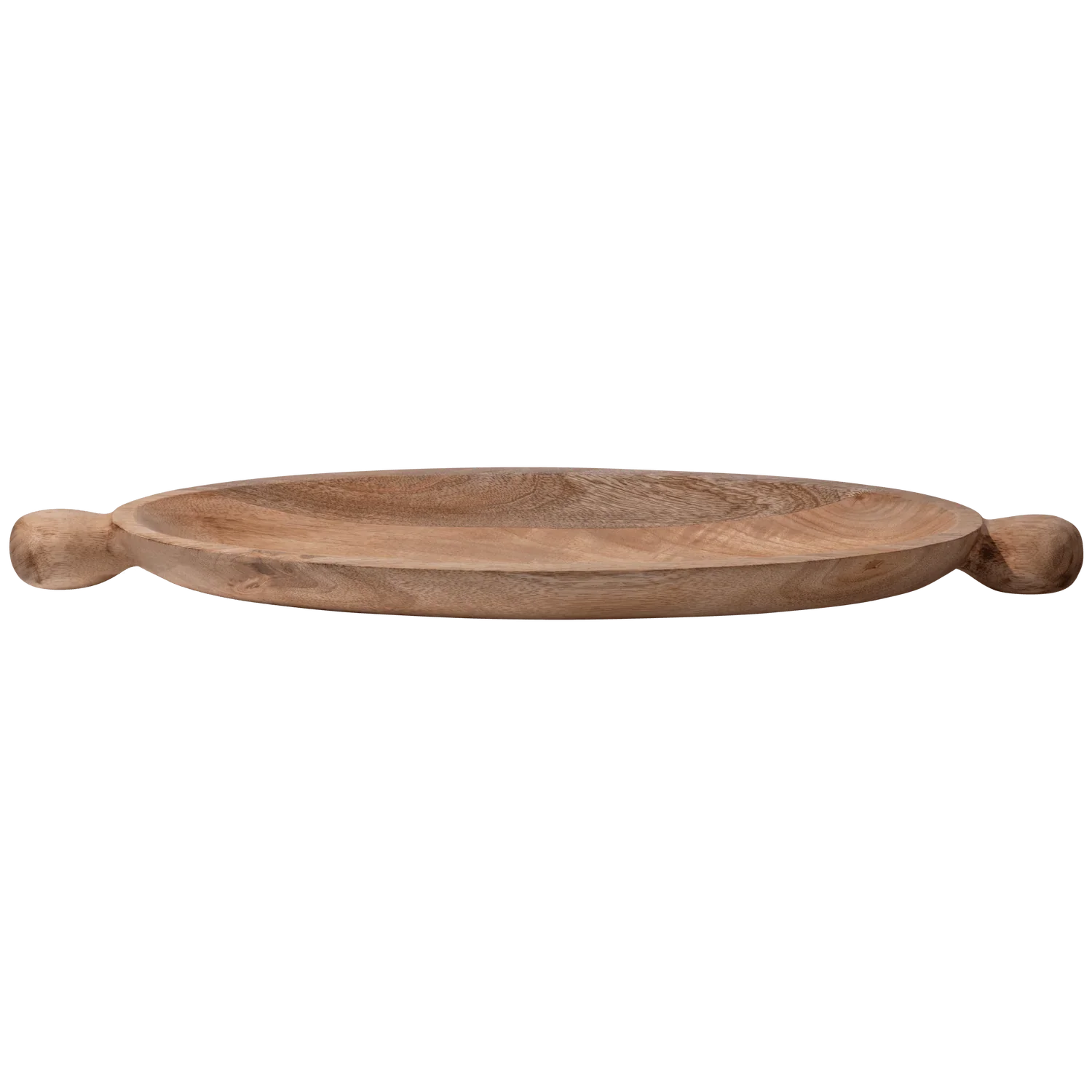SEEMLY DECORATION BOWL OVAL MANGO WOOD NATURAL - PARIS14A.RO