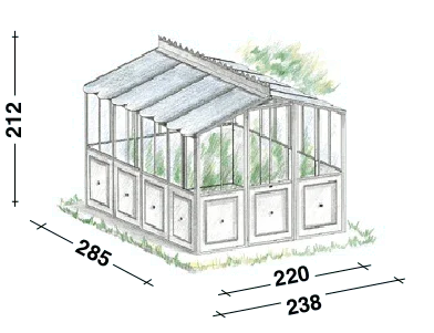 Sera atasata Orangerie - Unopiù - PARIS14A.RO