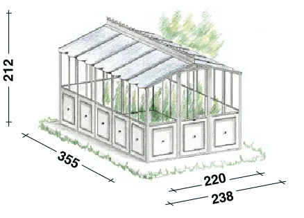 Sera atasata Orangerie - Unopiù - PARIS14A.RO