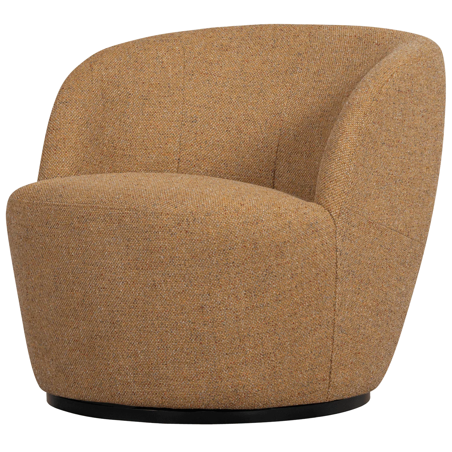 SERRA SWIVEL CHAIR WOVEN FABRIC CURRY MELANGE - PARIS14A.RO