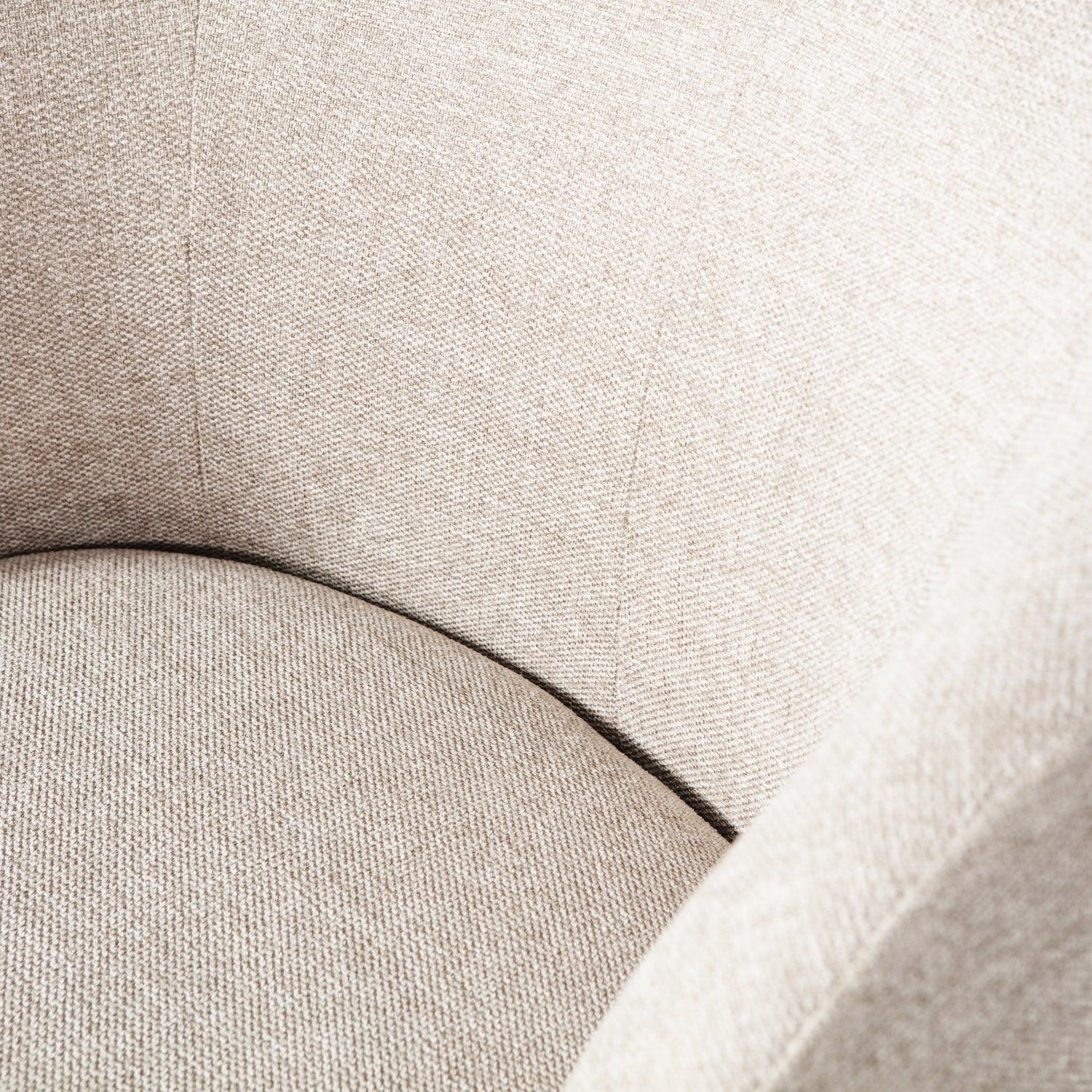 SERRA SWIVEL CHAIR WOVEN FABRIC OFF WHITE - PARIS14A.RO
