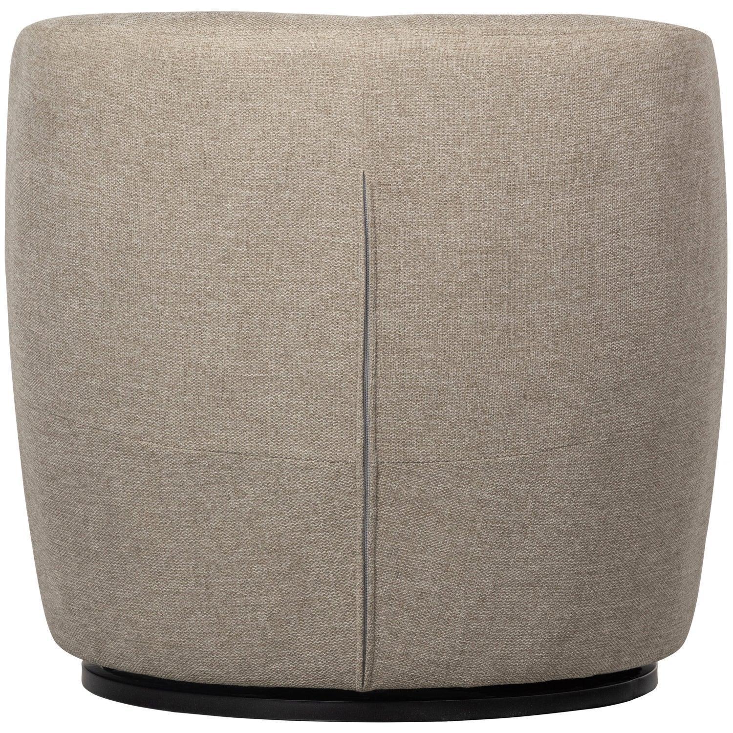 SERRA SWIVEL CHAIR WOVEN FABRIC SAND - PARIS14A.RO