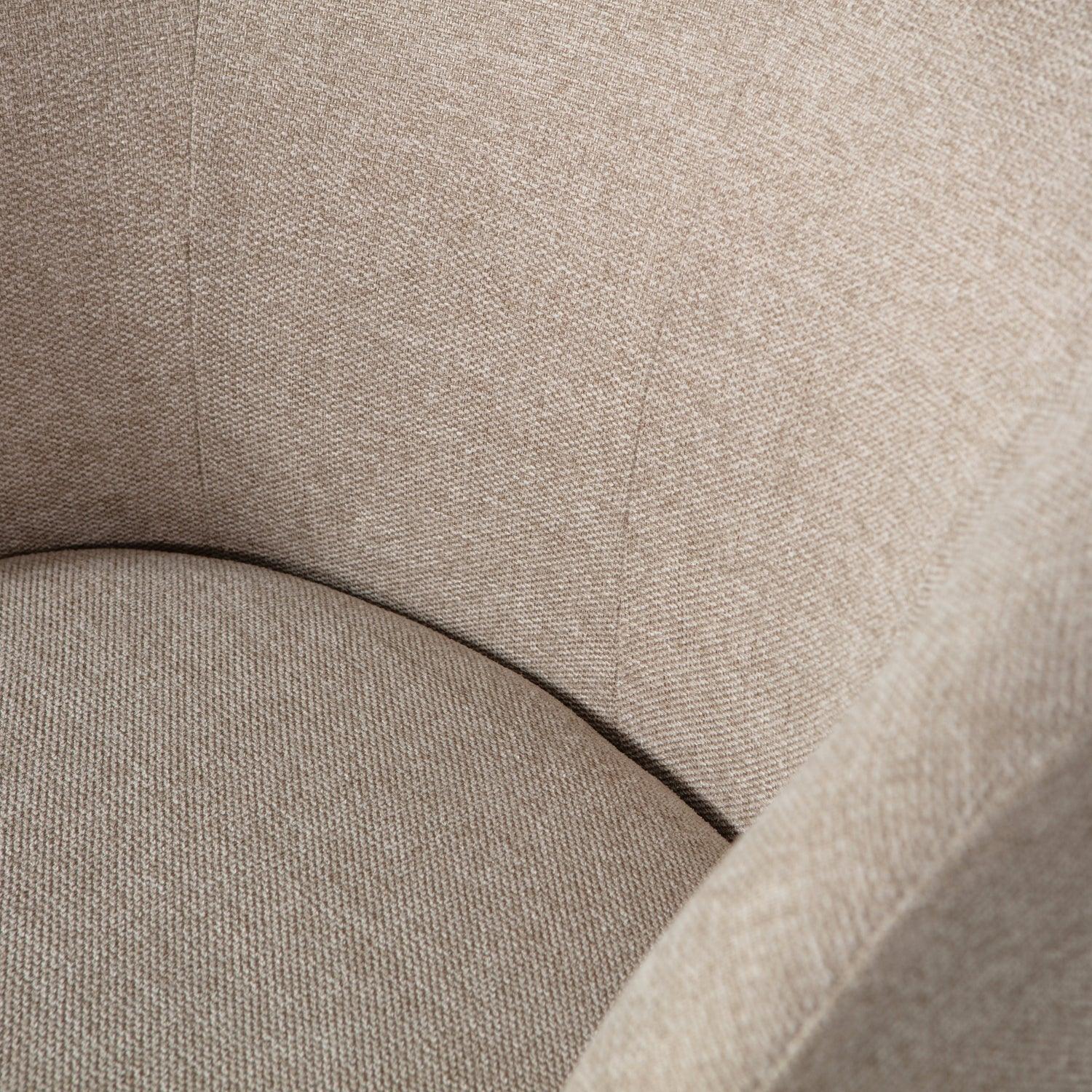 SERRA SWIVEL CHAIR WOVEN FABRIC SAND - PARIS14A.RO
