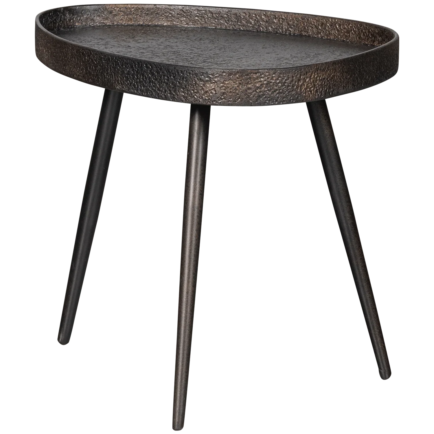 SET OF 2 - CRUDE SIDETABLES ANTIQUE BRONZE - PARIS14A.RO