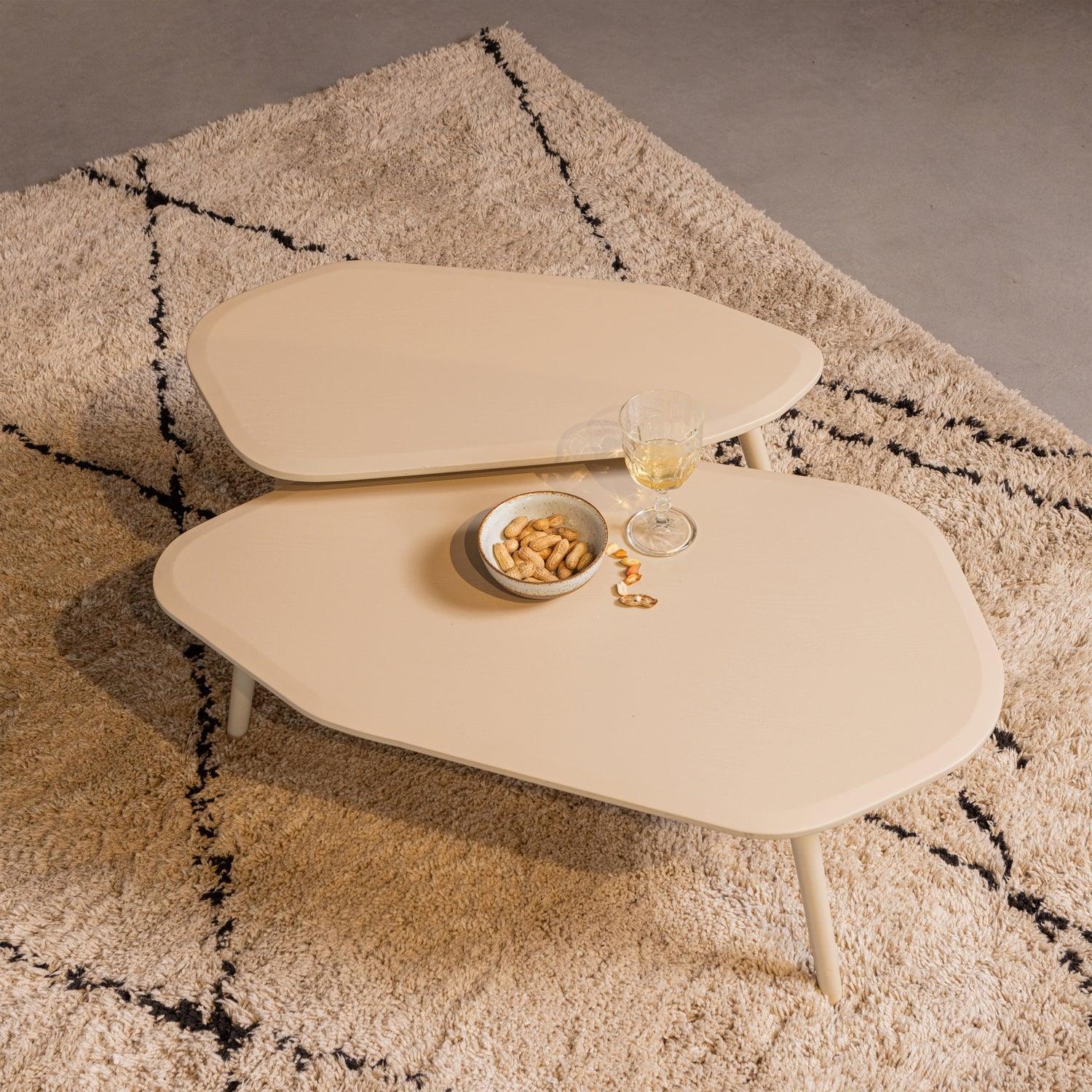 SET OF 2 - DAVINA SIDE TABLE DUST - PARIS14A.RO