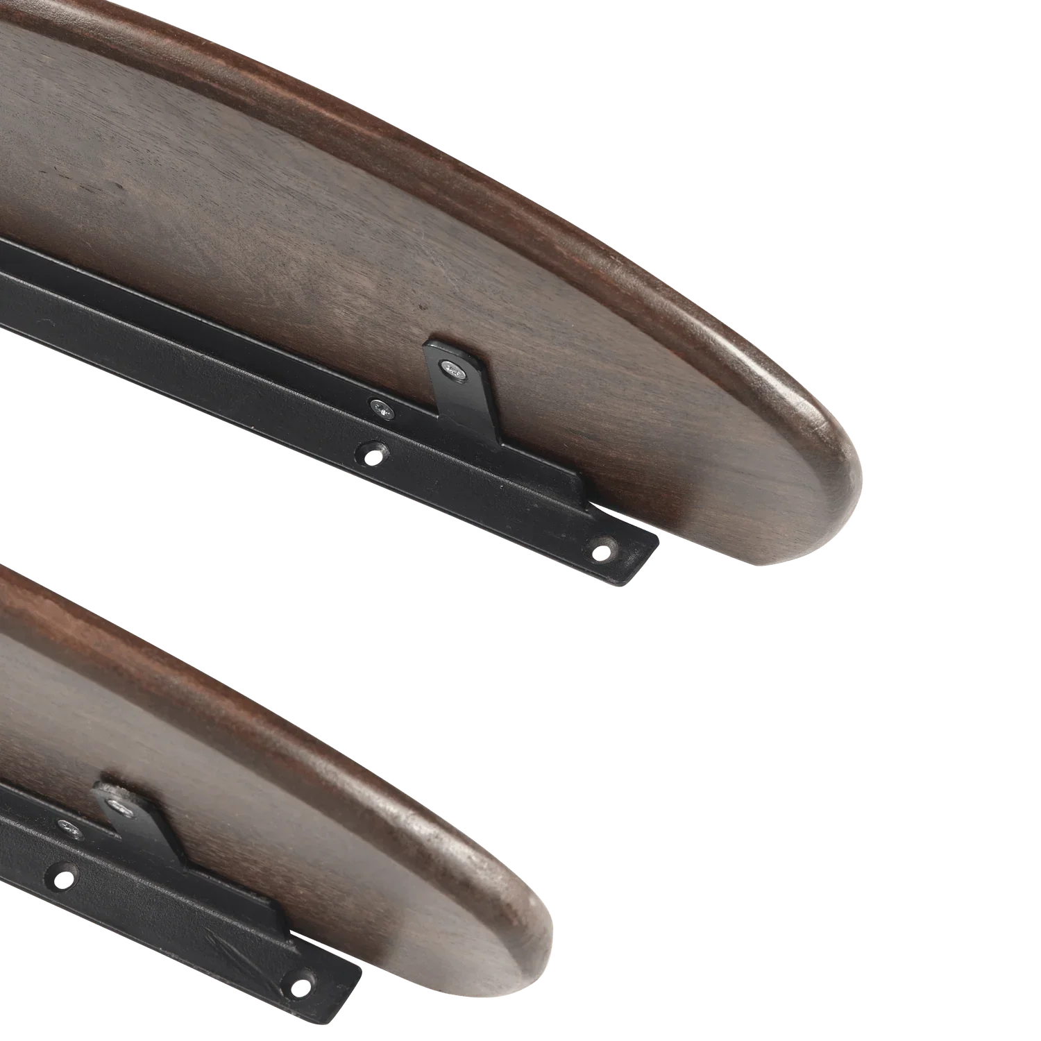 SET OF 2 - LAYER WALL SHELVES MANGO WOOD WALNUT - PARIS14A.RO