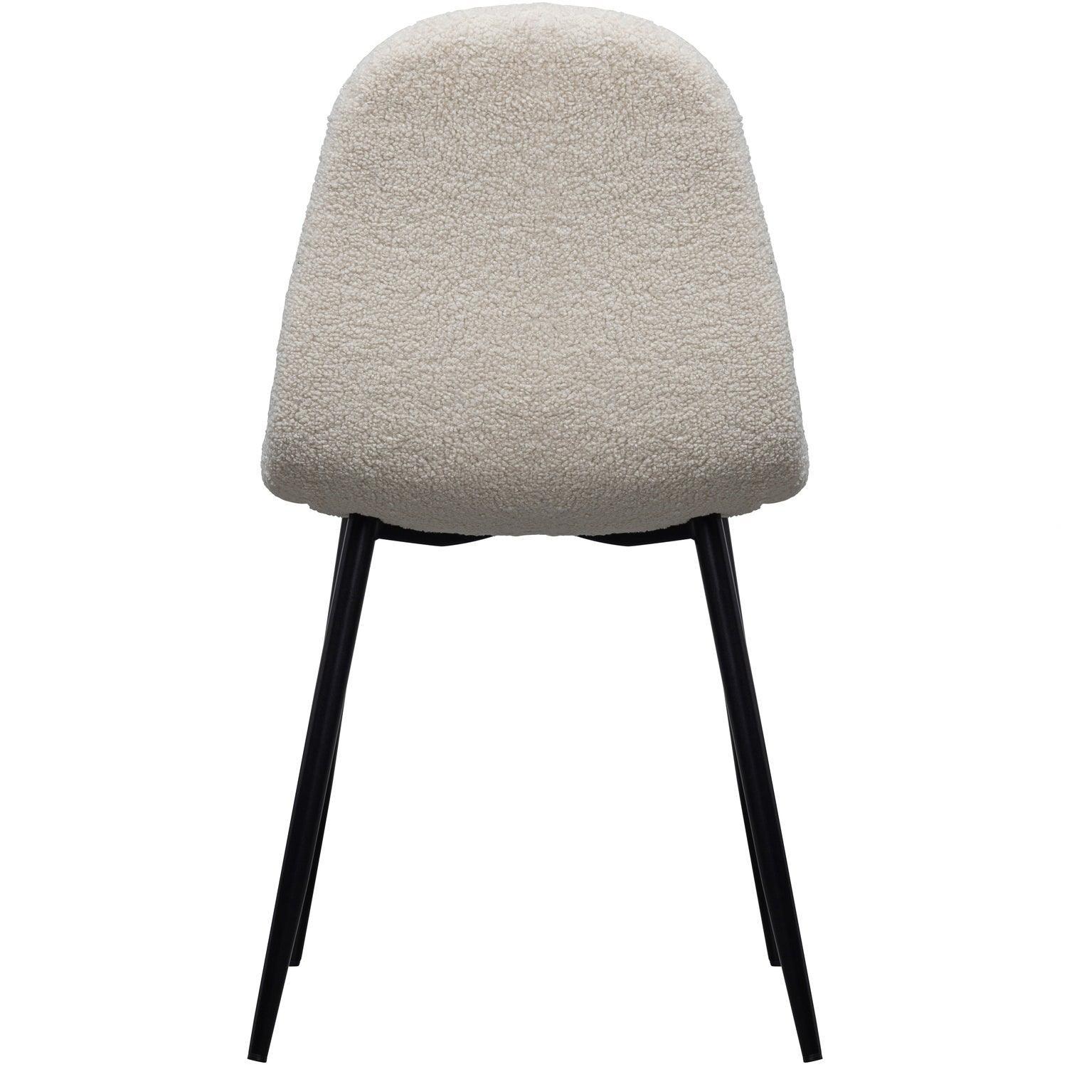 SET OF 2 - MARIJE DINING CHAIR TEDDY NATURAL - PARIS14A.RO