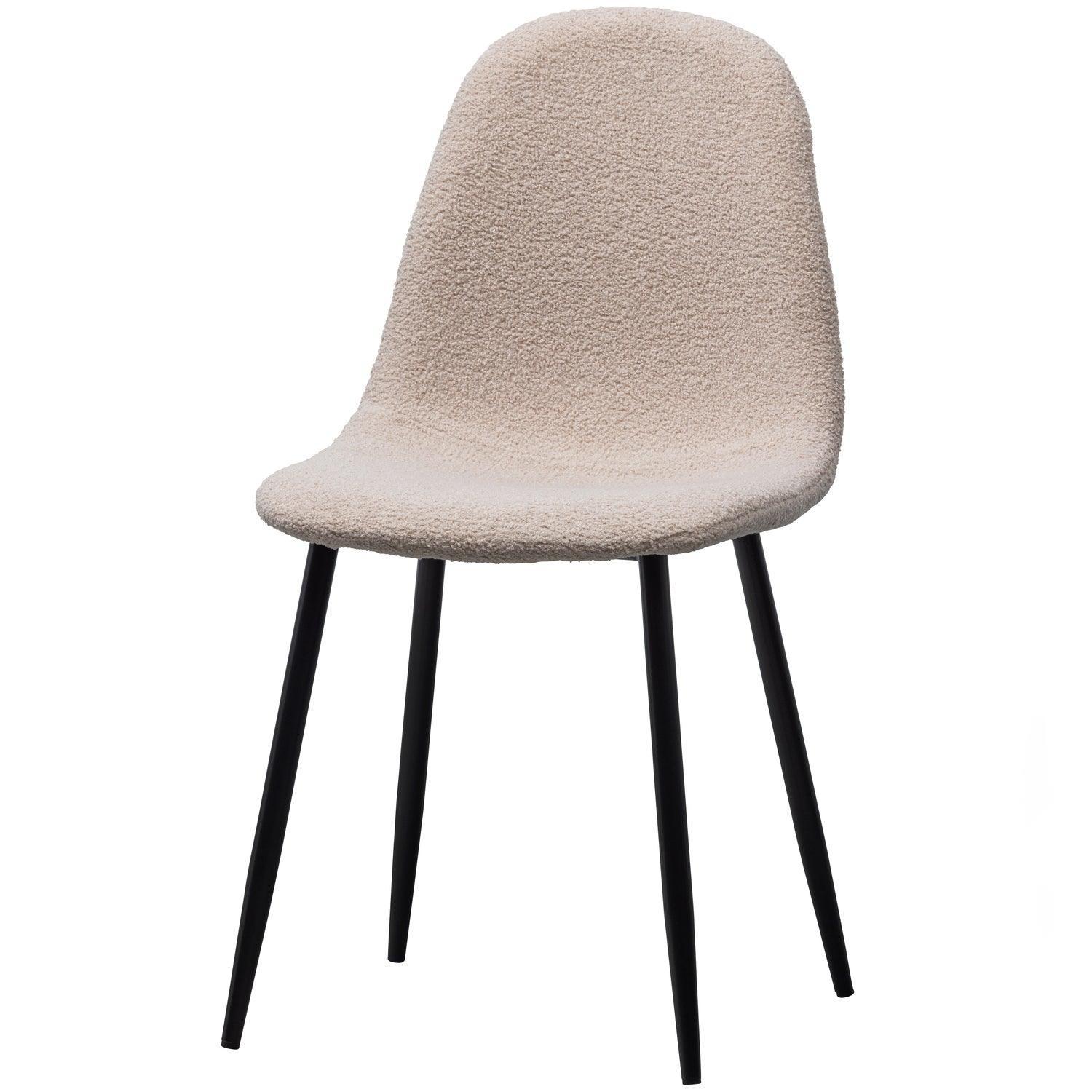 SET OF 2 - MARIJE DINING CHAIR TEDDY TAUPE - PARIS14A.RO