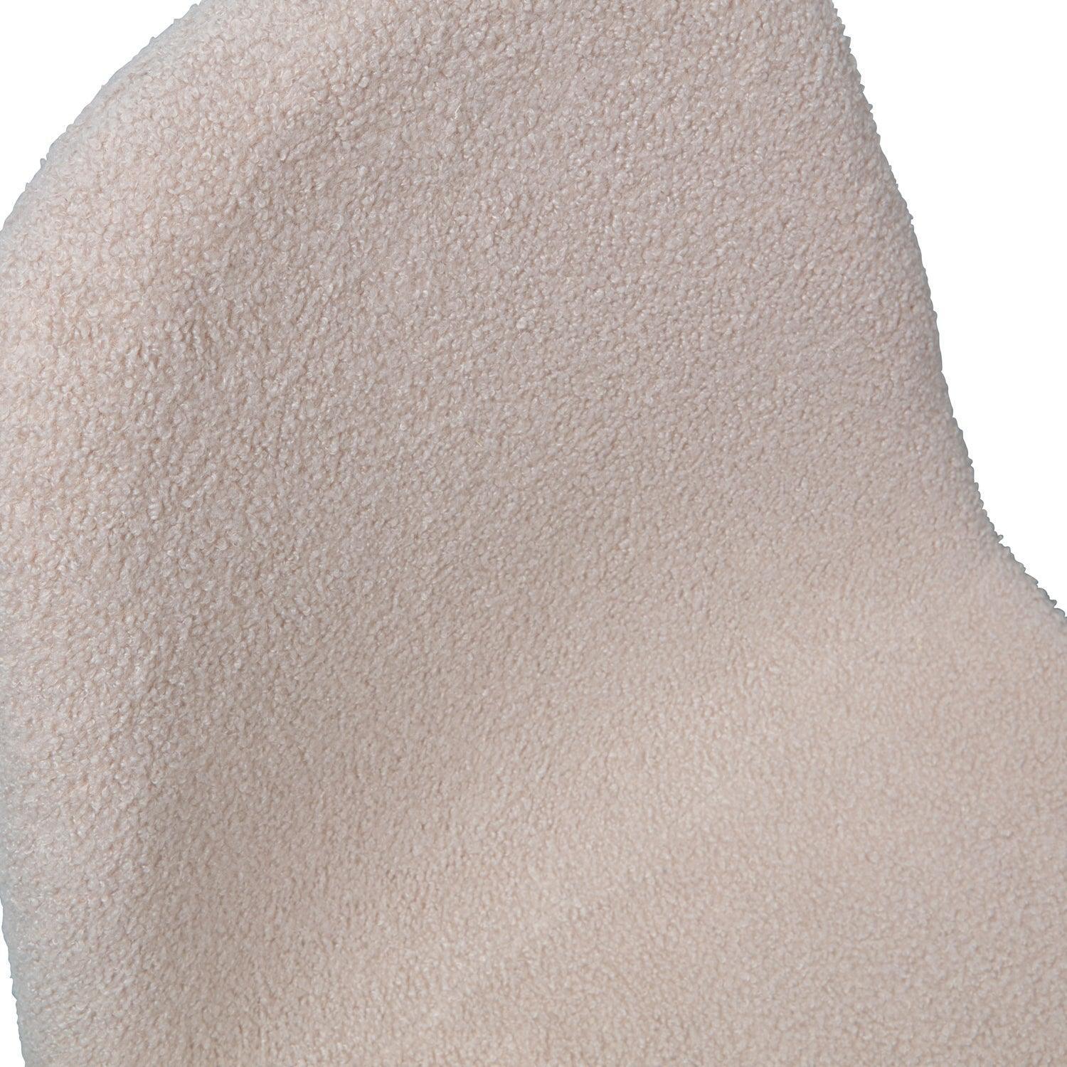 SET OF 2 - MARIJE DINING CHAIR TEDDY TAUPE - PARIS14A.RO