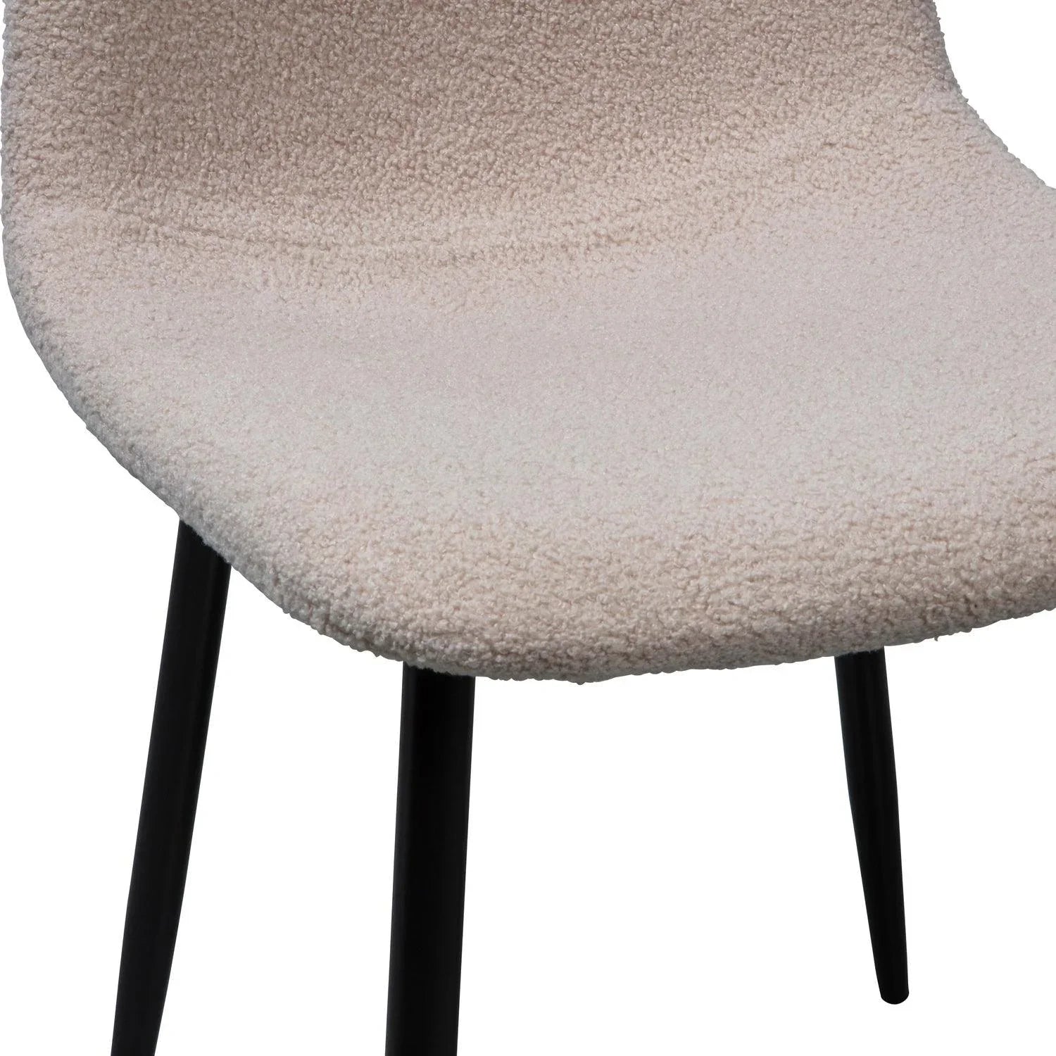 SET OF 2 - MARIJE DINING CHAIR TEDDY TAUPE - PARIS14A.RO