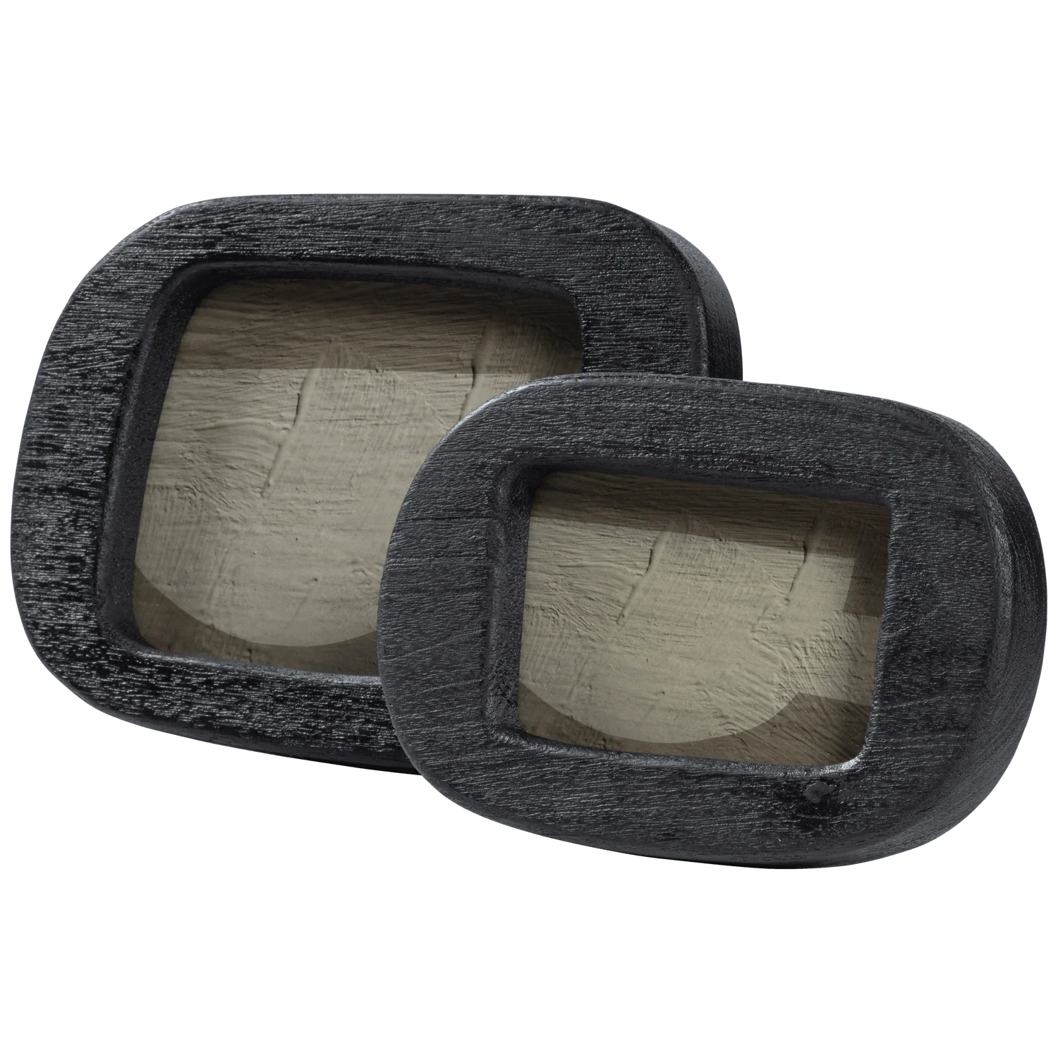 SET OF 2 - VERTEX PHOTOFRAMES WOOD BLACK - PARIS14A.RO