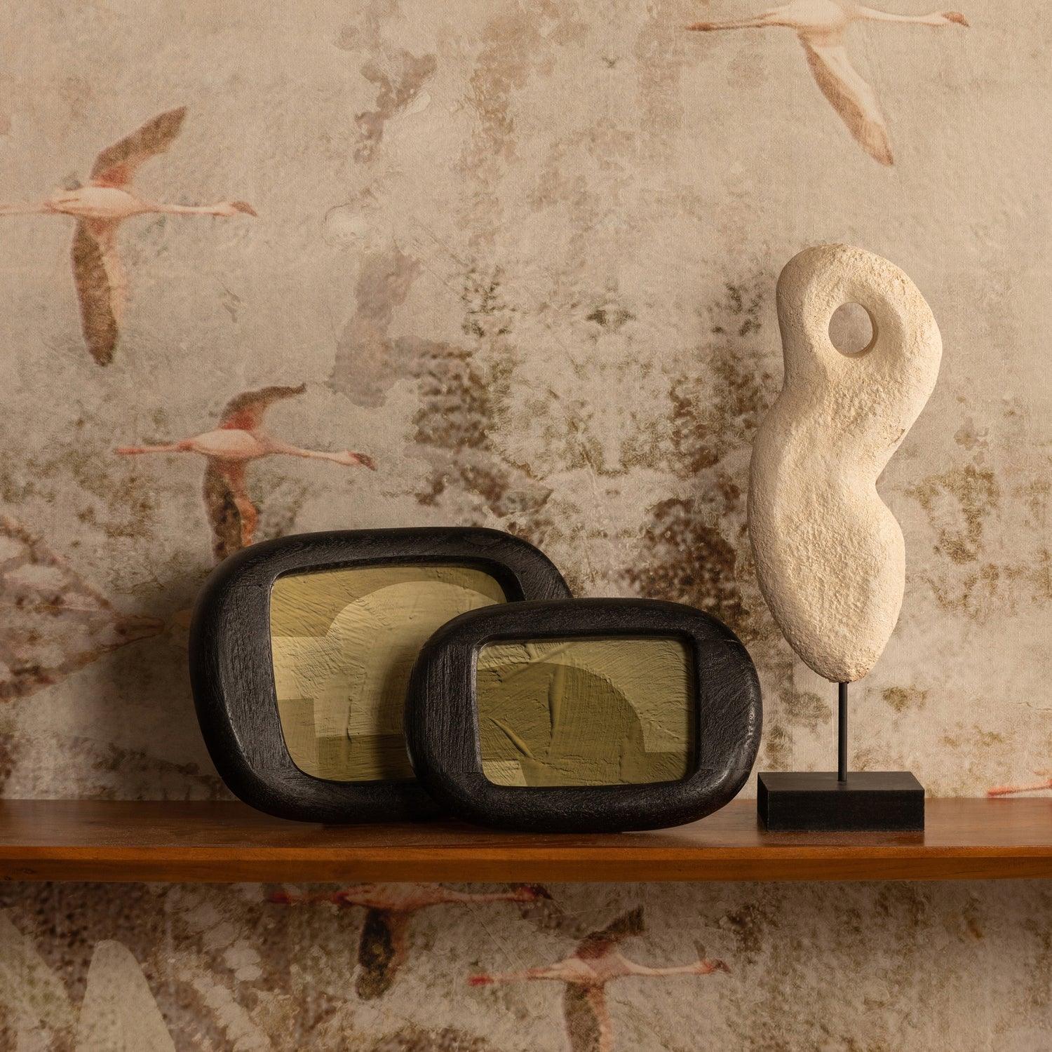 SET OF 2 - VERTEX PHOTOFRAMES WOOD BLACK - PARIS14A.RO