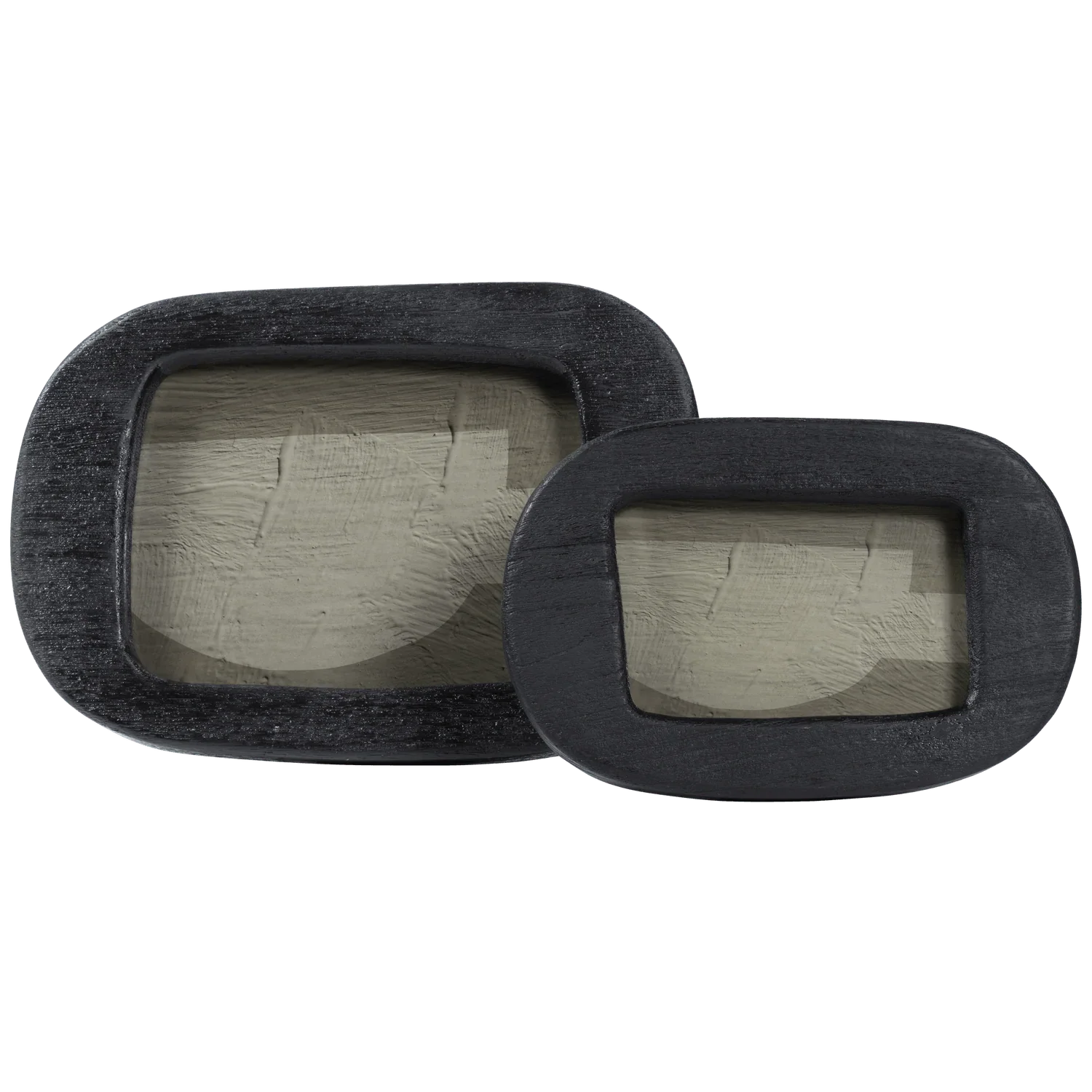 SET OF 2 - VERTEX PHOTOFRAMES WOOD BLACK - PARIS14A.RO