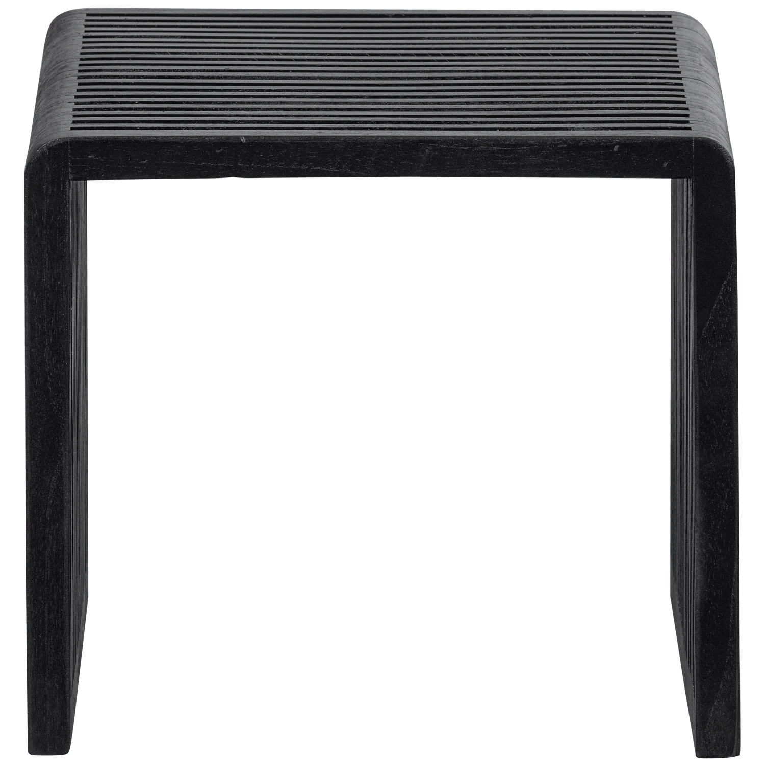 SET OF 2 - WILLA SIDETABLES RECYCLED TEAK BLACK - PARIS14A.RO