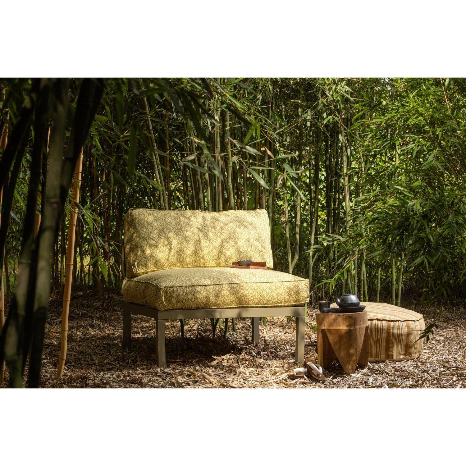 SET - SNOOZE SEAT/BACK GARDEN CUSHION 90CM OCHRE - PARIS14A.RO