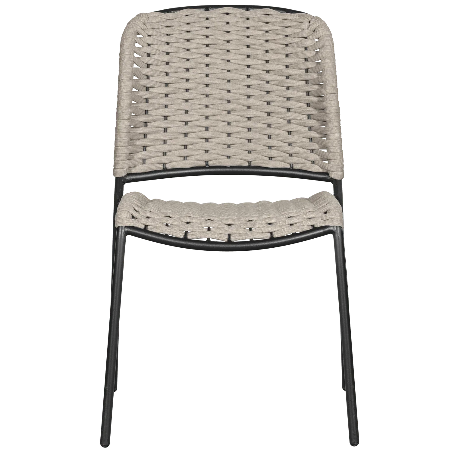 SET V 2 - TAKU GARDEN CHAIR WITHOUT ARMREST POLYESTER SAND - PARIS14A.RO