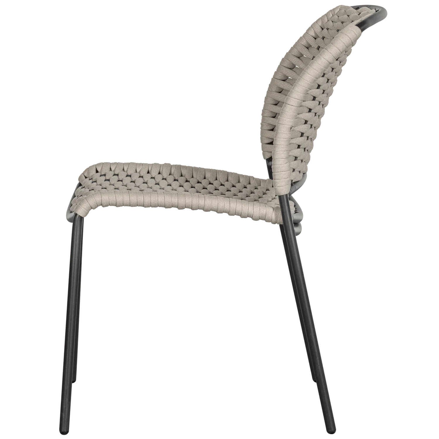 SET V 2 - TAKU GARDEN CHAIR WITHOUT ARMREST POLYESTER SAND - PARIS14A.RO