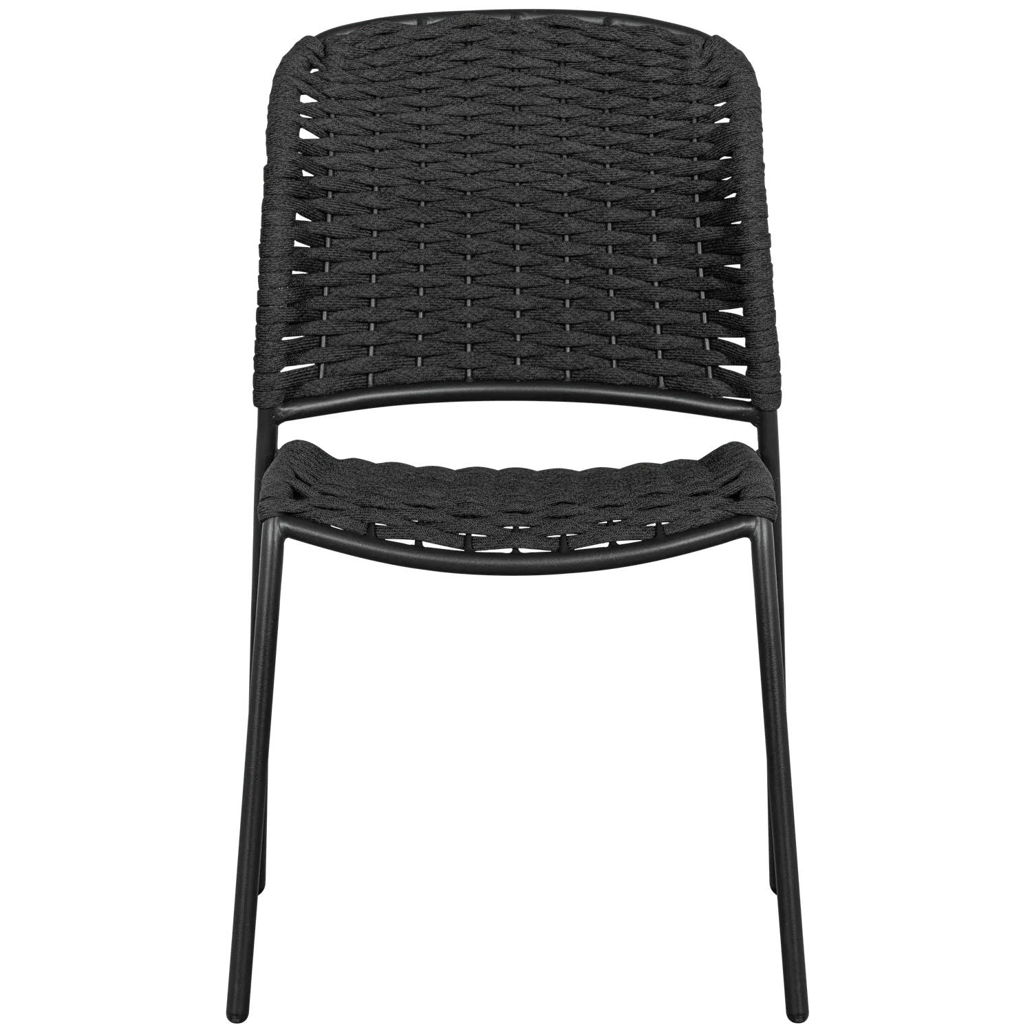 SET V 2 - TAKU GARDEN CHAIR WITHOUT ARMRESTS TEXTILE BLACK - PARIS14A.RO