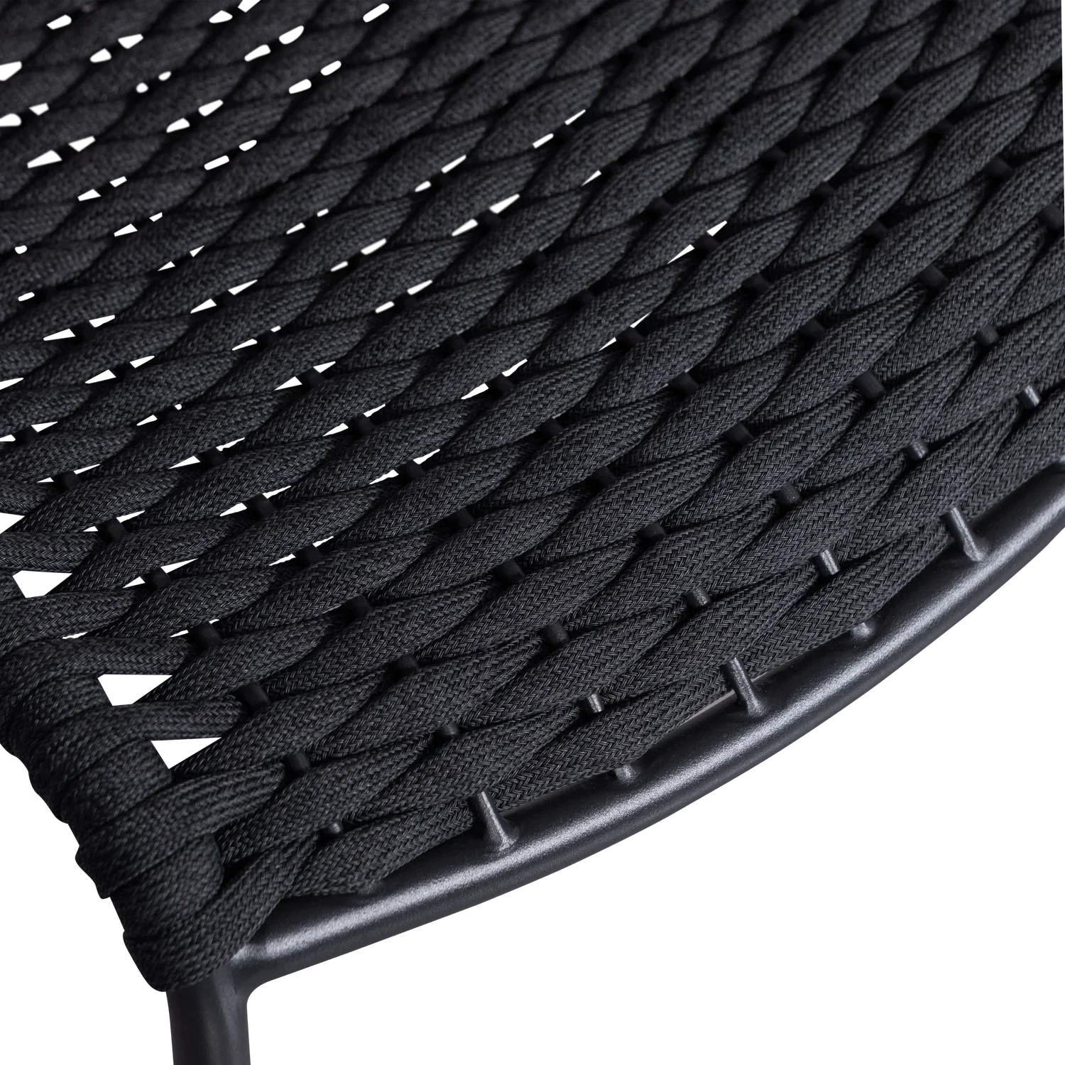 SET V 2 - TAKU GARDEN CHAIR WITHOUT ARMRESTS TEXTILE BLACK - PARIS14A.RO