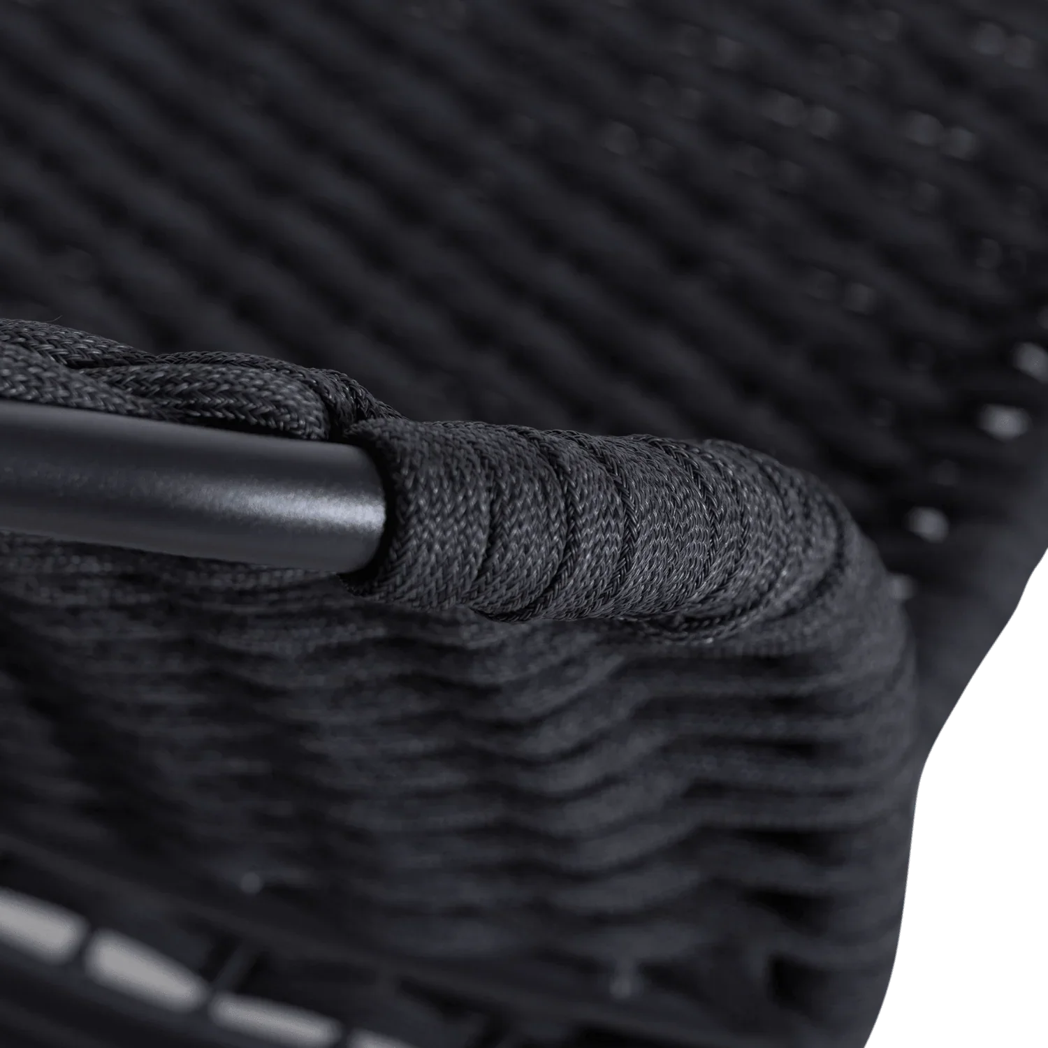 SET V 2 - TAKU GARDEN CHAIR WITHOUT ARMRESTS TEXTILE BLACK - PARIS14A.RO