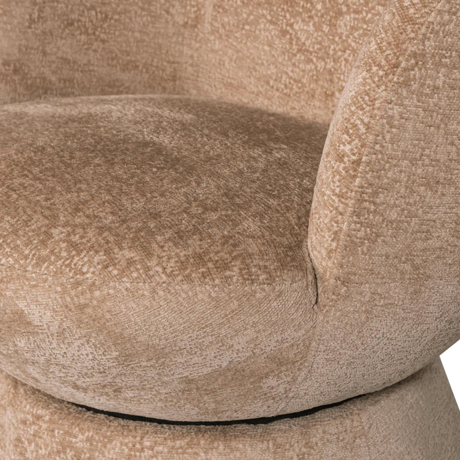 SHUFFLE SWIVEL CHAIR NATURAL - PARIS14A.RO