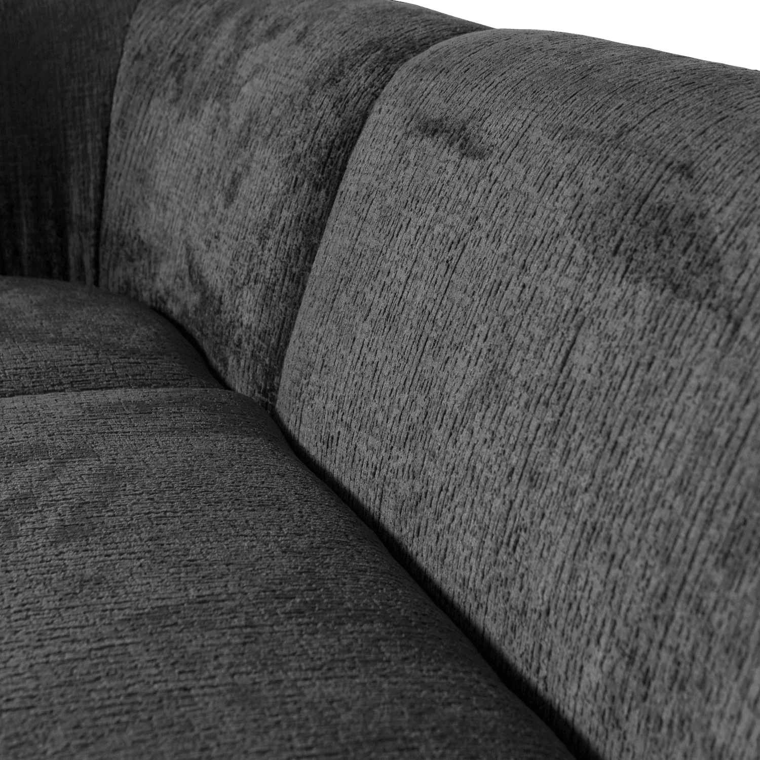 SLOPING CORNER SOFA LEFT STRUCTURE VELVET MOUNTAIN - PARIS14A.RO