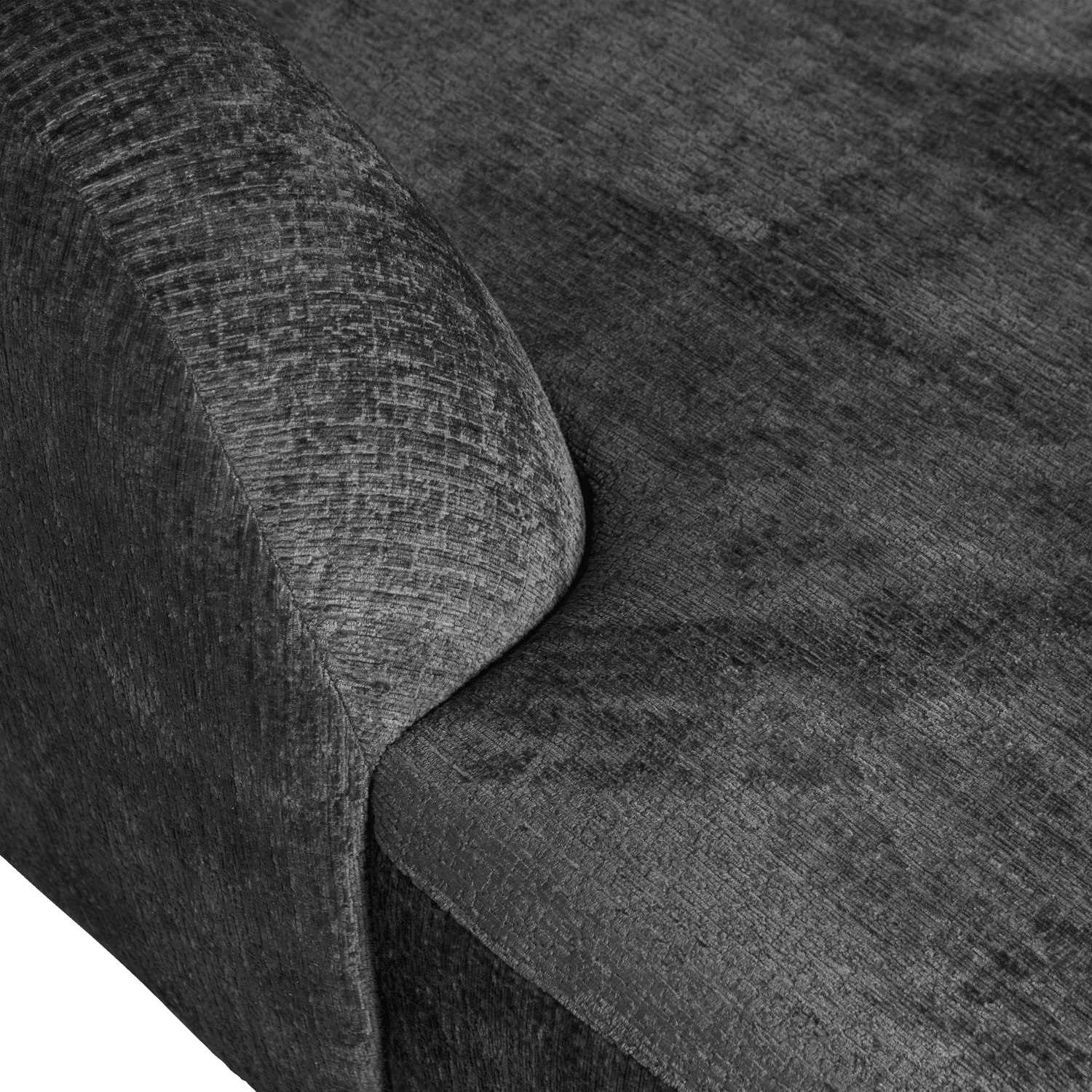 SLOPING CORNER SOFA LEFT STRUCTURE VELVET MOUNTAIN - PARIS14A.RO