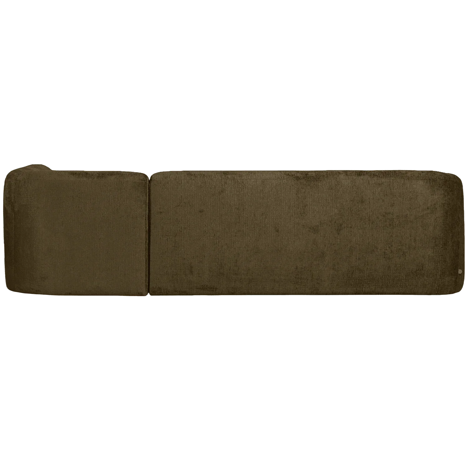 SLOPING CORNER SOFA RIGHT STRUCTURE VELVET BONSAI - PARIS14A.RO