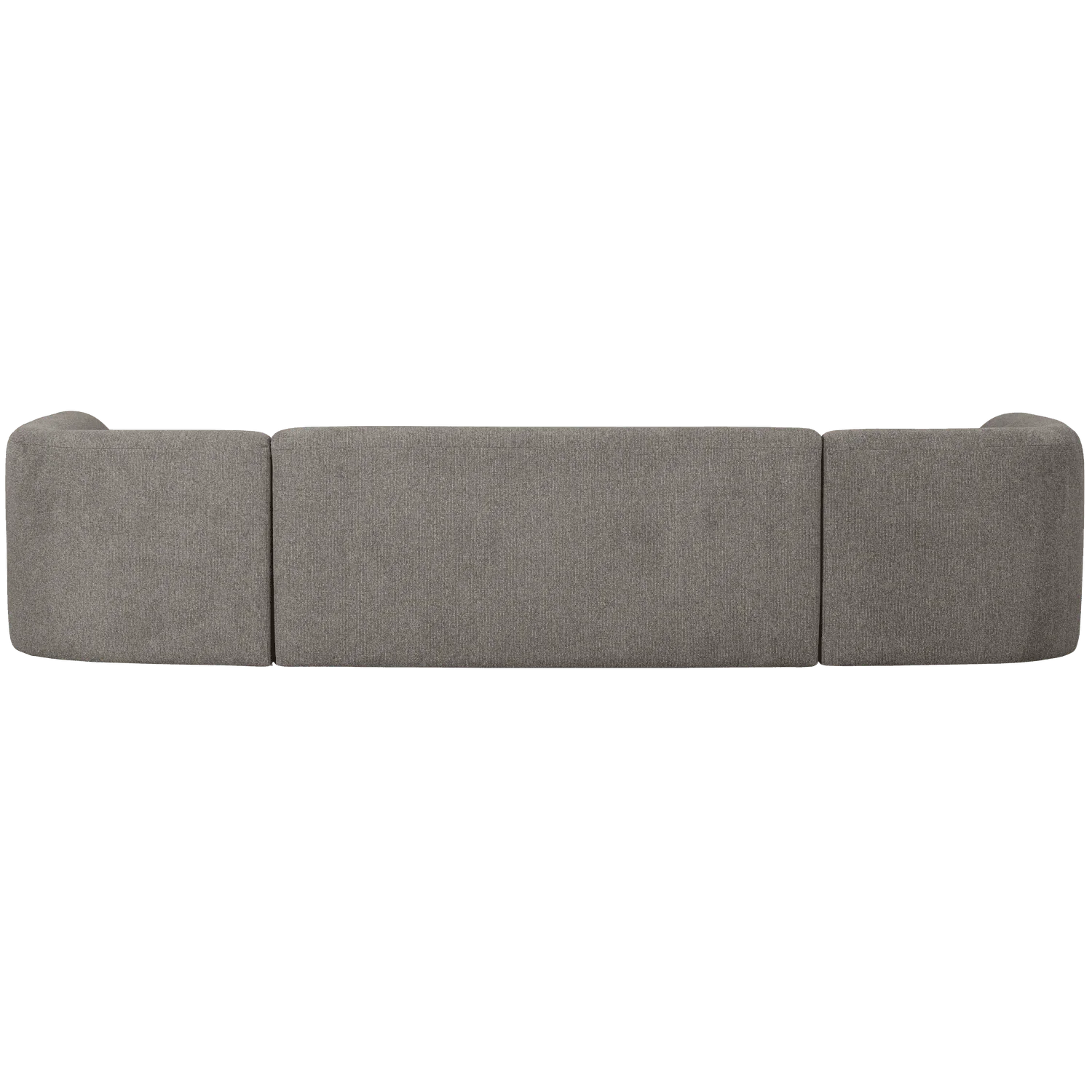 SLOPING U-SHAPE SOFA GREY MELANGE - PARIS14A.RO