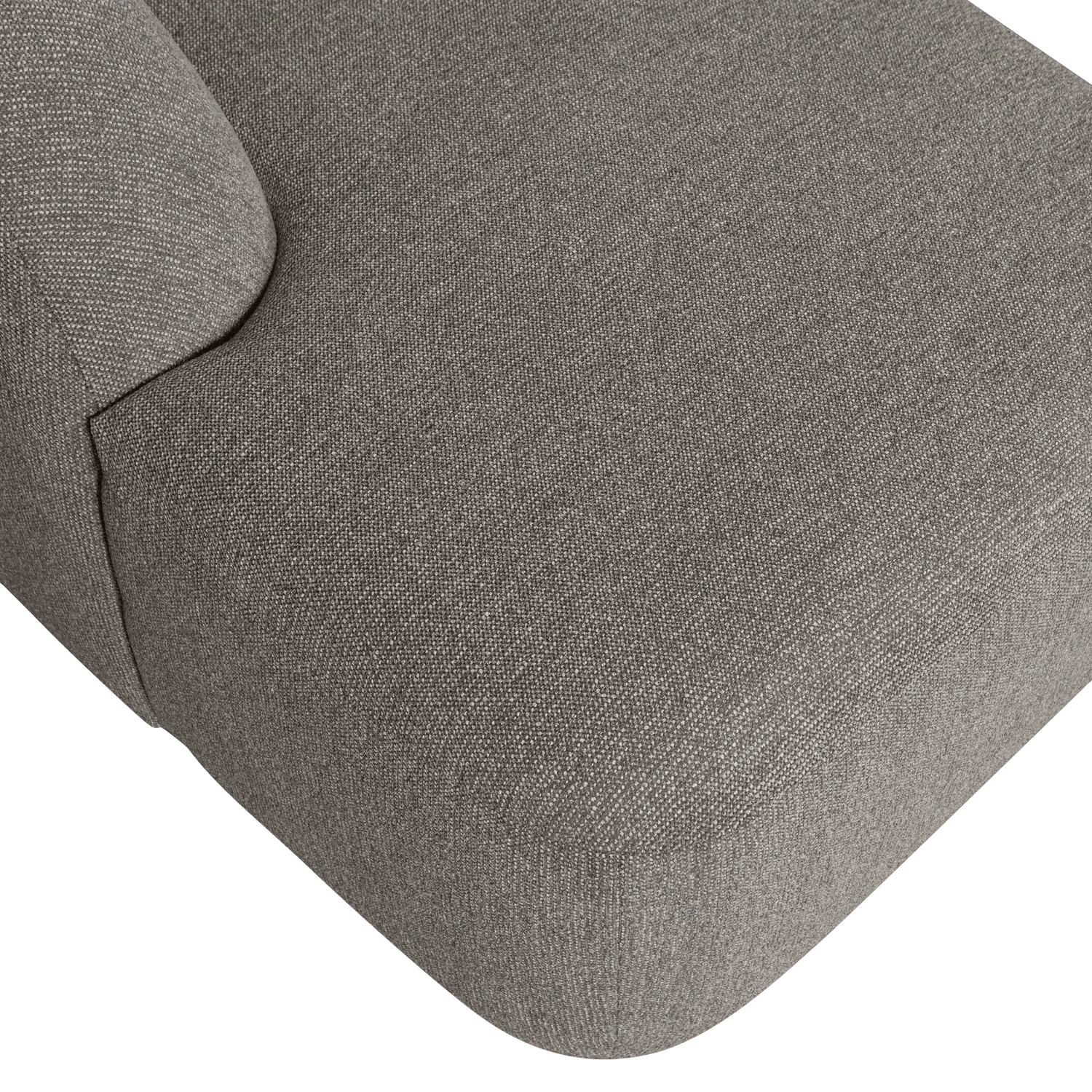 SLOPING U-SHAPE SOFA GREY MELANGE - PARIS14A.RO