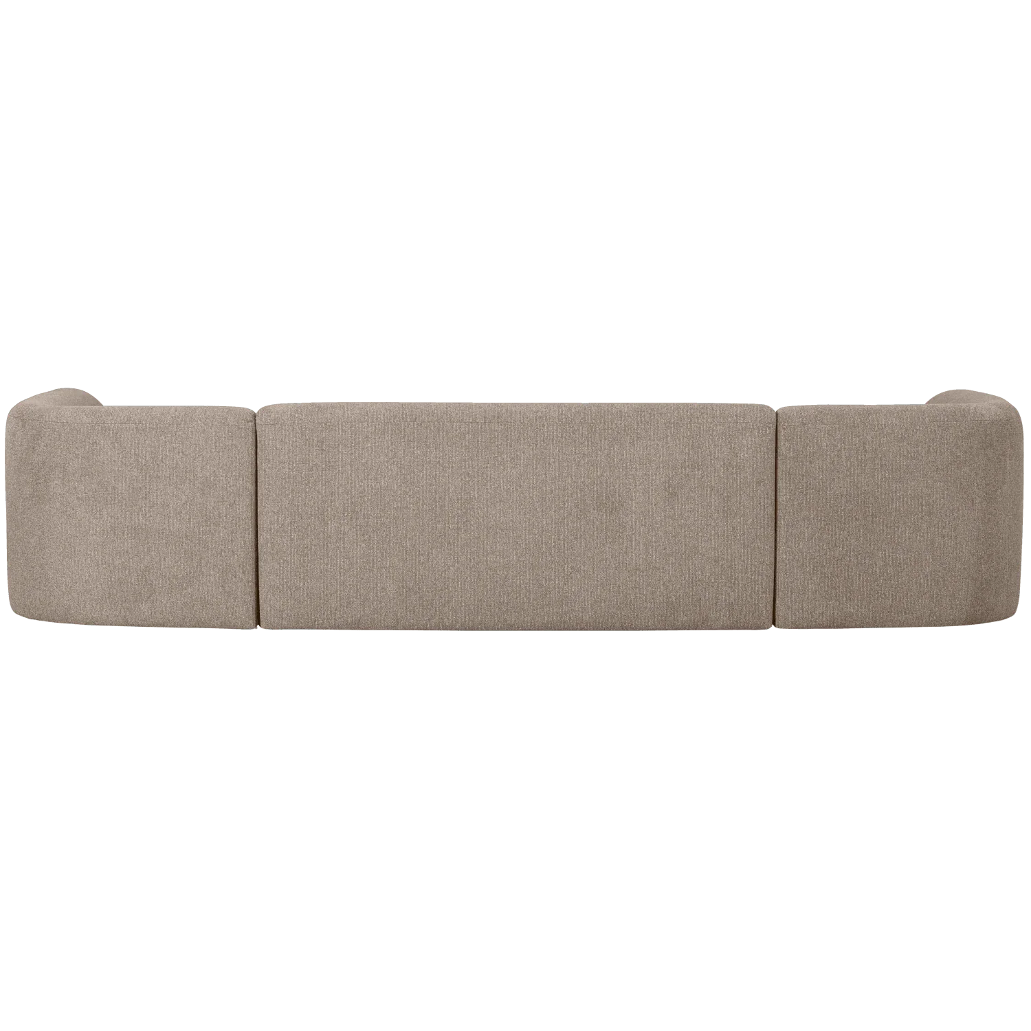 SLOPING U-SHAPE SOFA NATURAL MELANGE - PARIS14A.RO