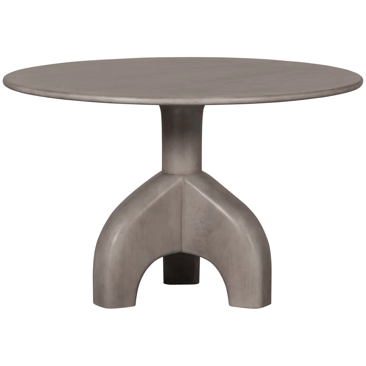 SMOOTH DINING TABLE MANGO WOOD NATURAL FINISH 76xØ120CM - PARIS14A.RO