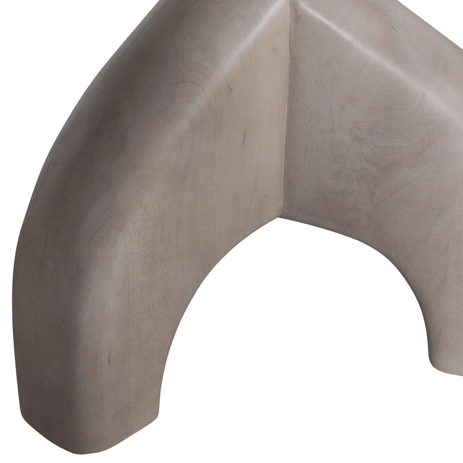 SMOOTH DINING TABLE MANGO WOOD NATURAL FINISH 76xØ120CM - PARIS14A.RO